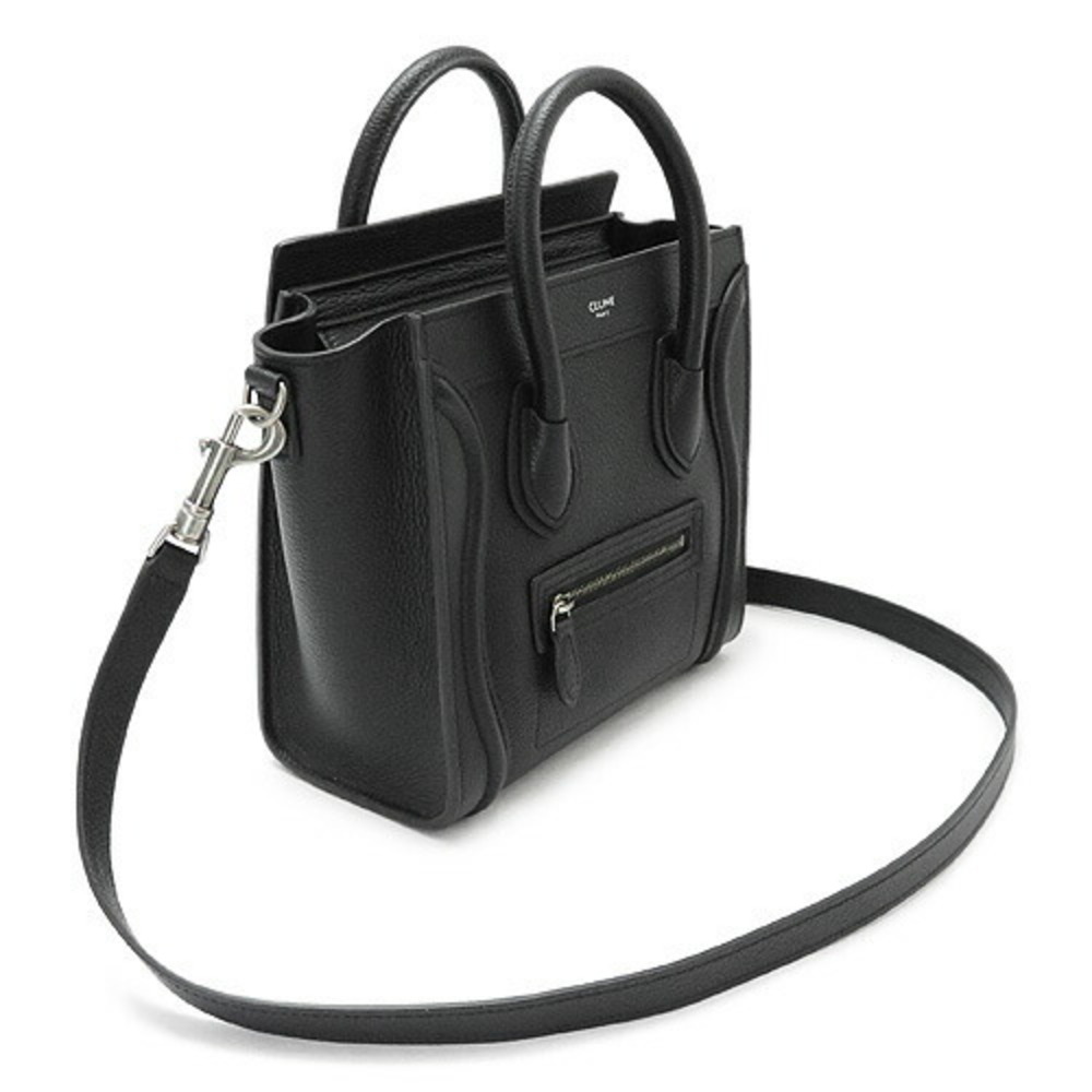 Celine Bag Nano Black Luggage